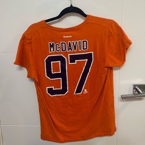 Oilers McDavid women’s t shirt